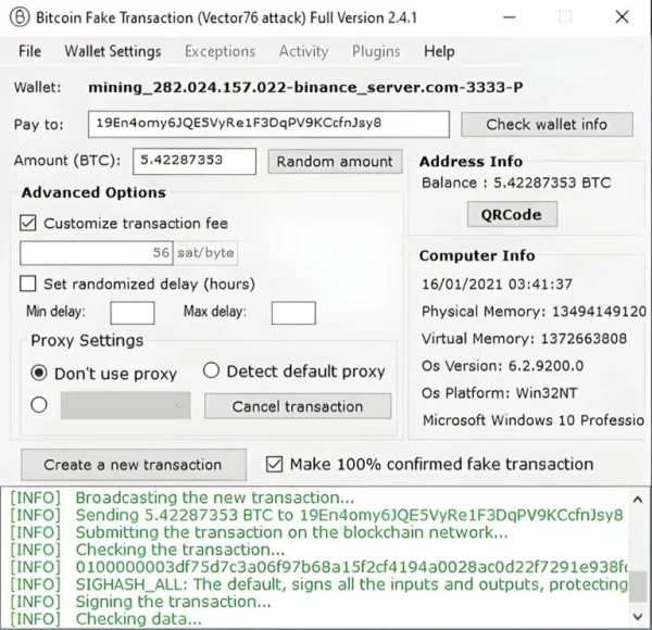 Order Flash BTC Generator - legit website to buy Flash btc software